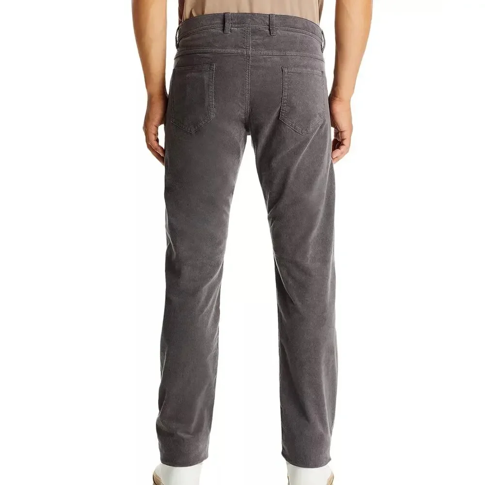 NWT The Men's Store Bloomingdale’s Slim Corduroy Jeans, Gray, Men’s 38W x 34L